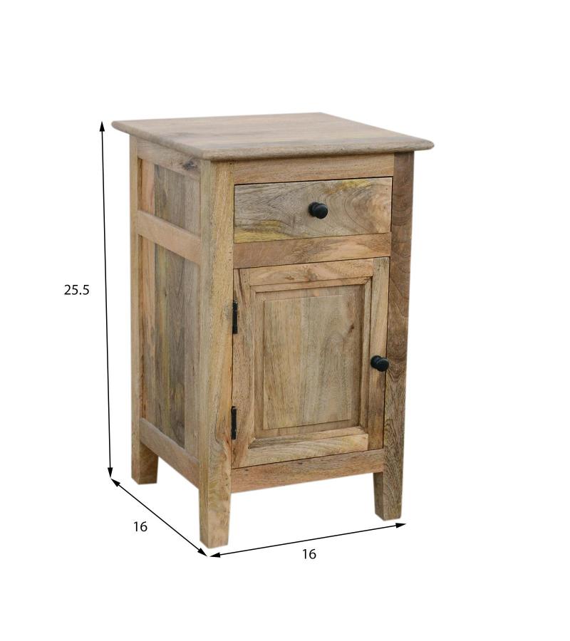 SOLID WOOD NIGHTSTAND / END TABLE