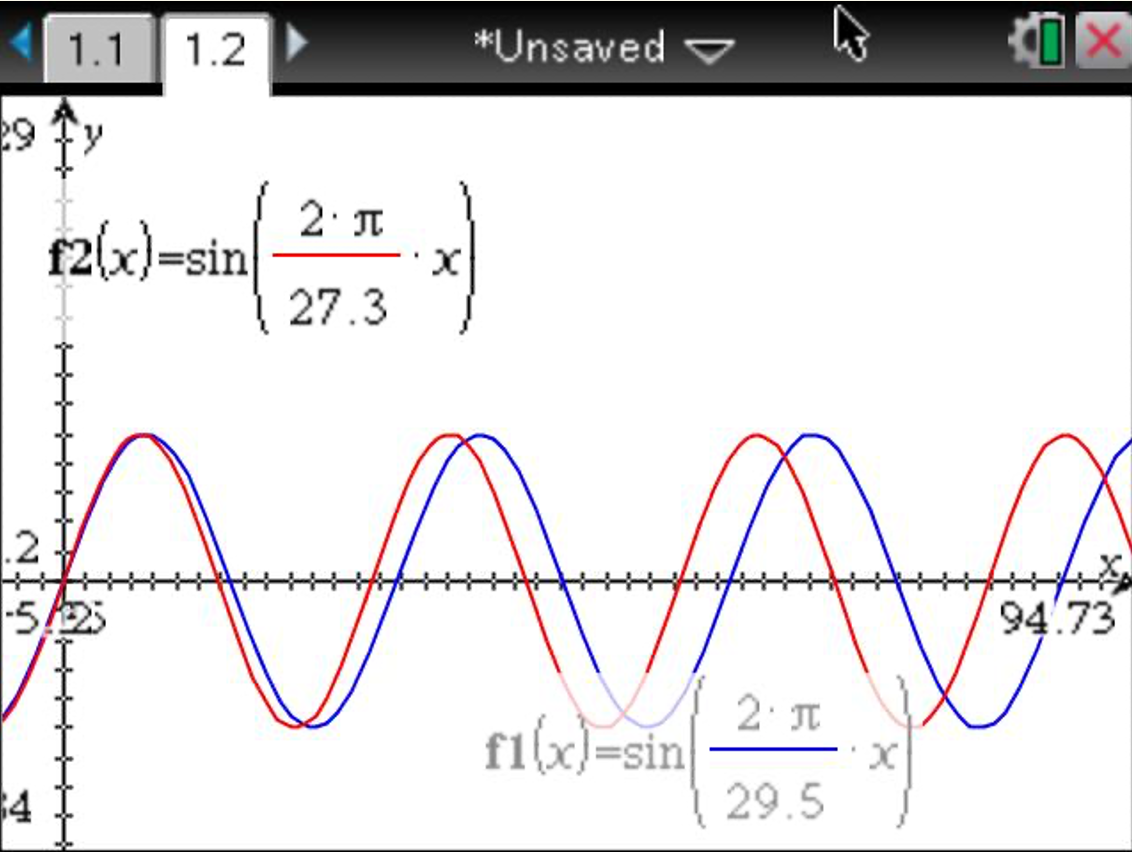 Matrix Display Moon Graph Custom Node Display | Media4Math