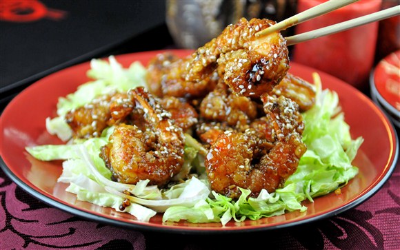 Honey Garlic Shrimps - Phoenix Pan Asian Cuisine 