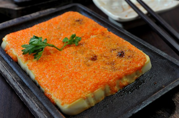 Tofu Baked with Fish Roe - Ajisen Ramen