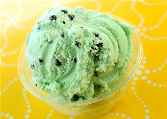 Mint Chocolate Chip Ice Cream - Magoo's Gourmet Hamburgers