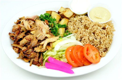 Chicken Shawarma Plate - Alexandria