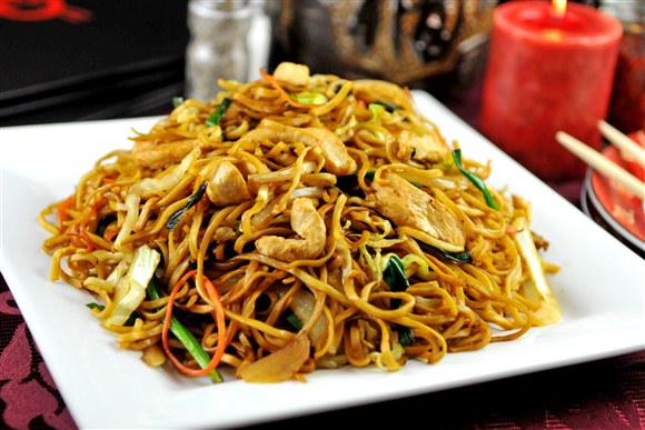 Hakka Chow Mein Chicken - Phoenix Pan Asian Cuisine 