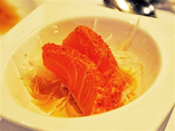 Salmon Tataki - Spoon & Fork (Vaughan)