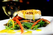 WARM GOAT CHEESE & PORTOBELLO SALAD