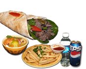 Beef Shawarma Sandwich Combo