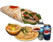 Chicken Shawarma Sandwich Combo