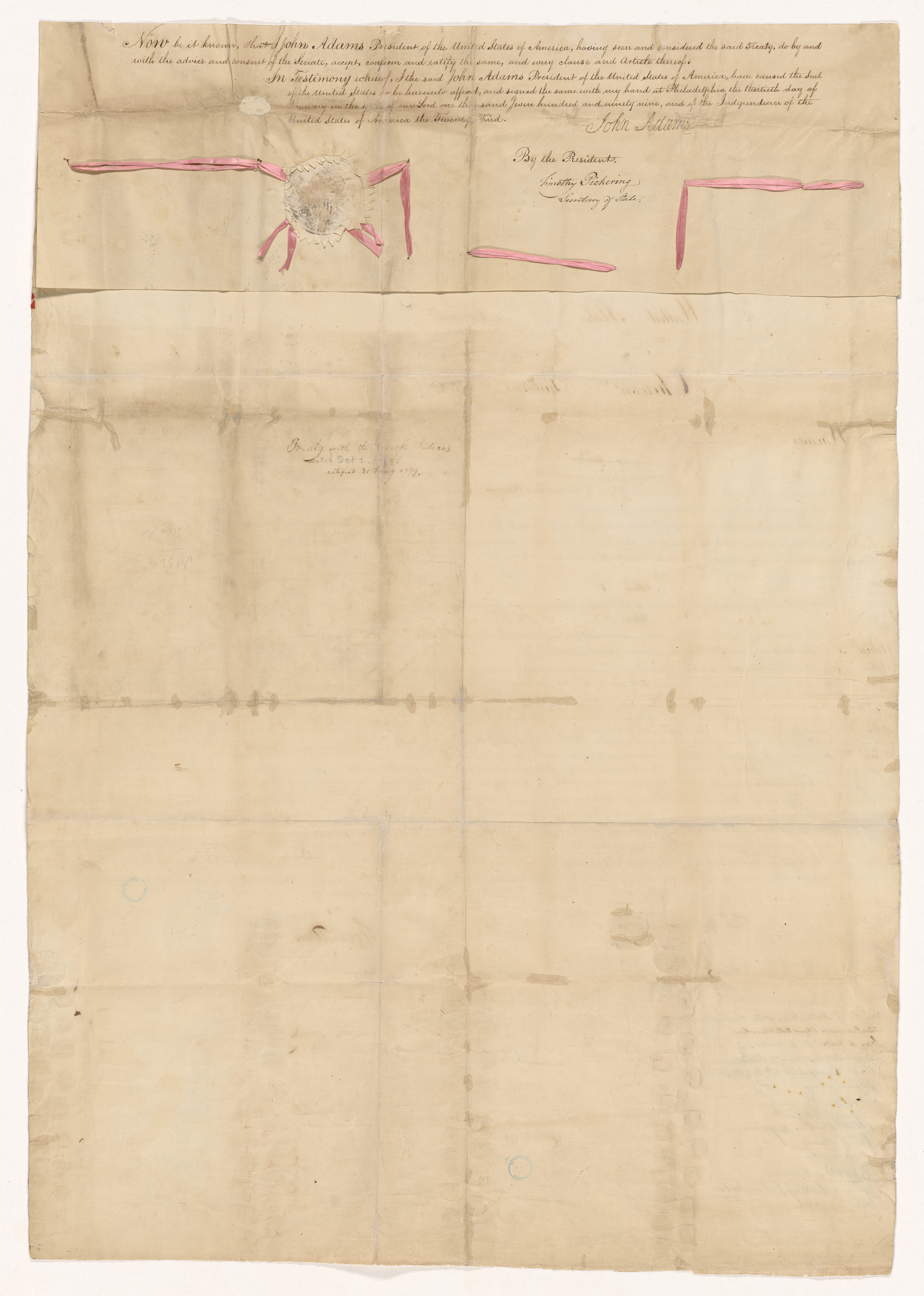 Treaty with the Cherokee, 1798 (7 Stat. 62)