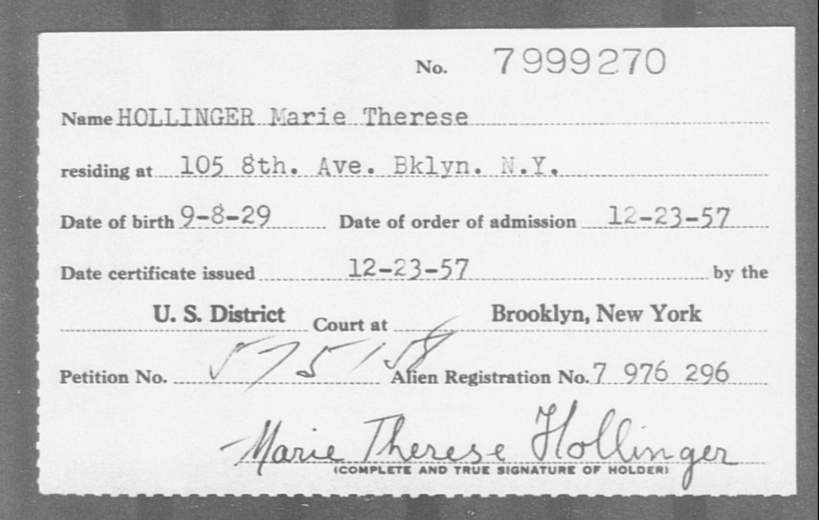 Omnia Marie Thérèse - 