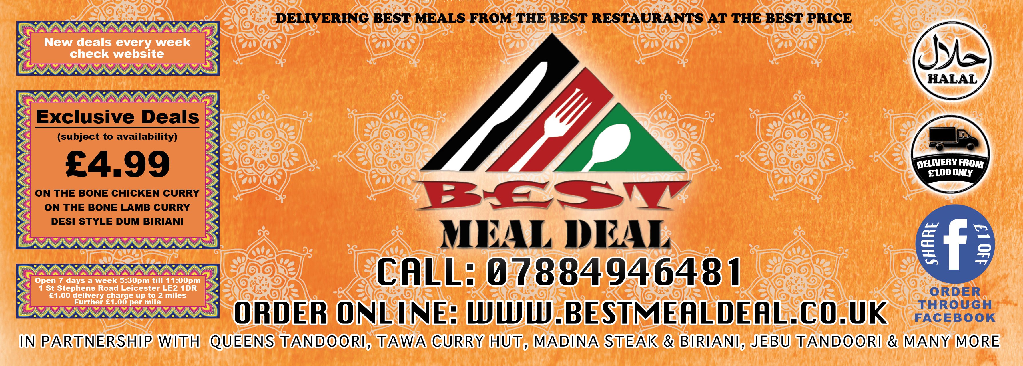Order Online! BEST MEAL DEAL Paytronix