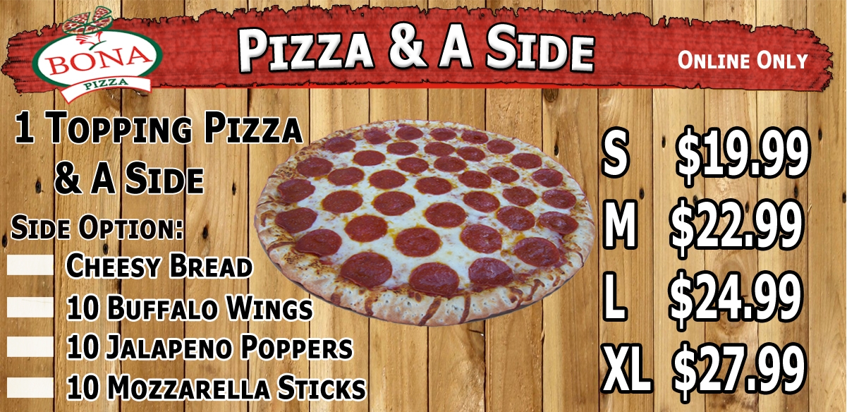 Order Online! Bona Pizza | Open Dining