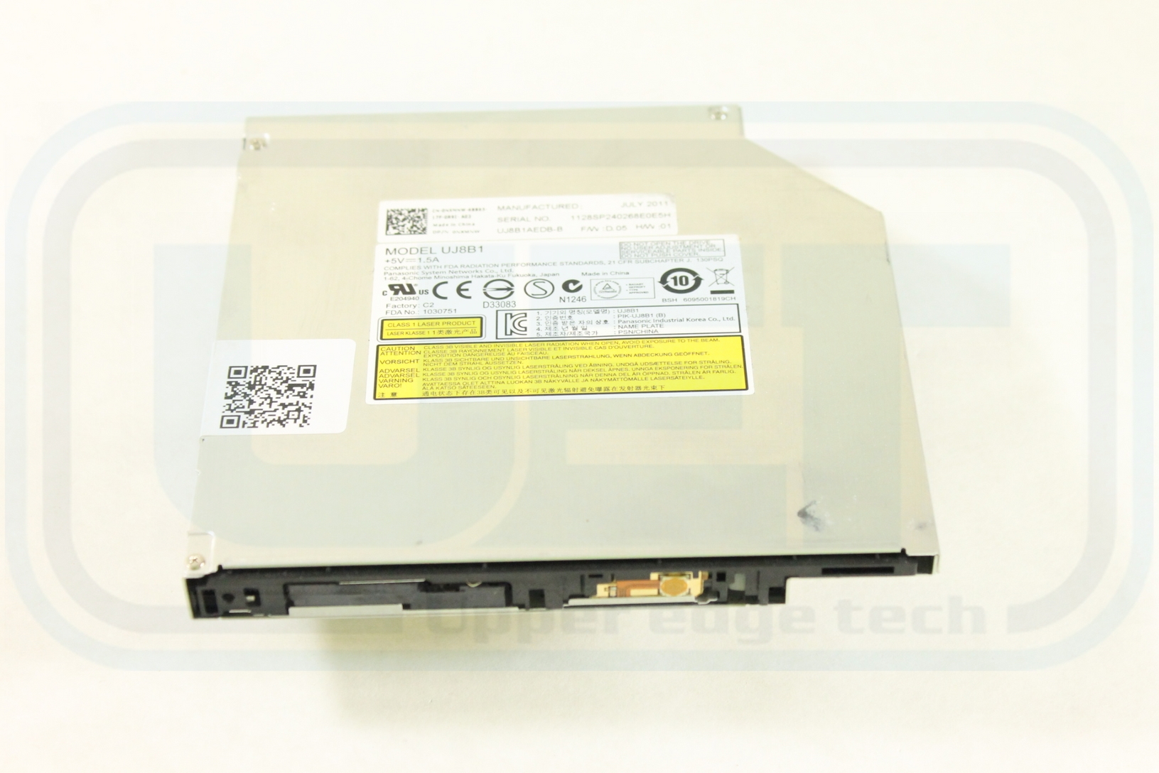 Dell Inspiron N5110 SATA DVDRW Drive NXMNW UJ8B1 Tested