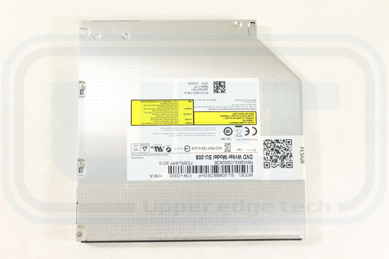 Dell Latitude E6430 SATA DVDRW Drive FC5GR SU208BB/DEGHF Tested