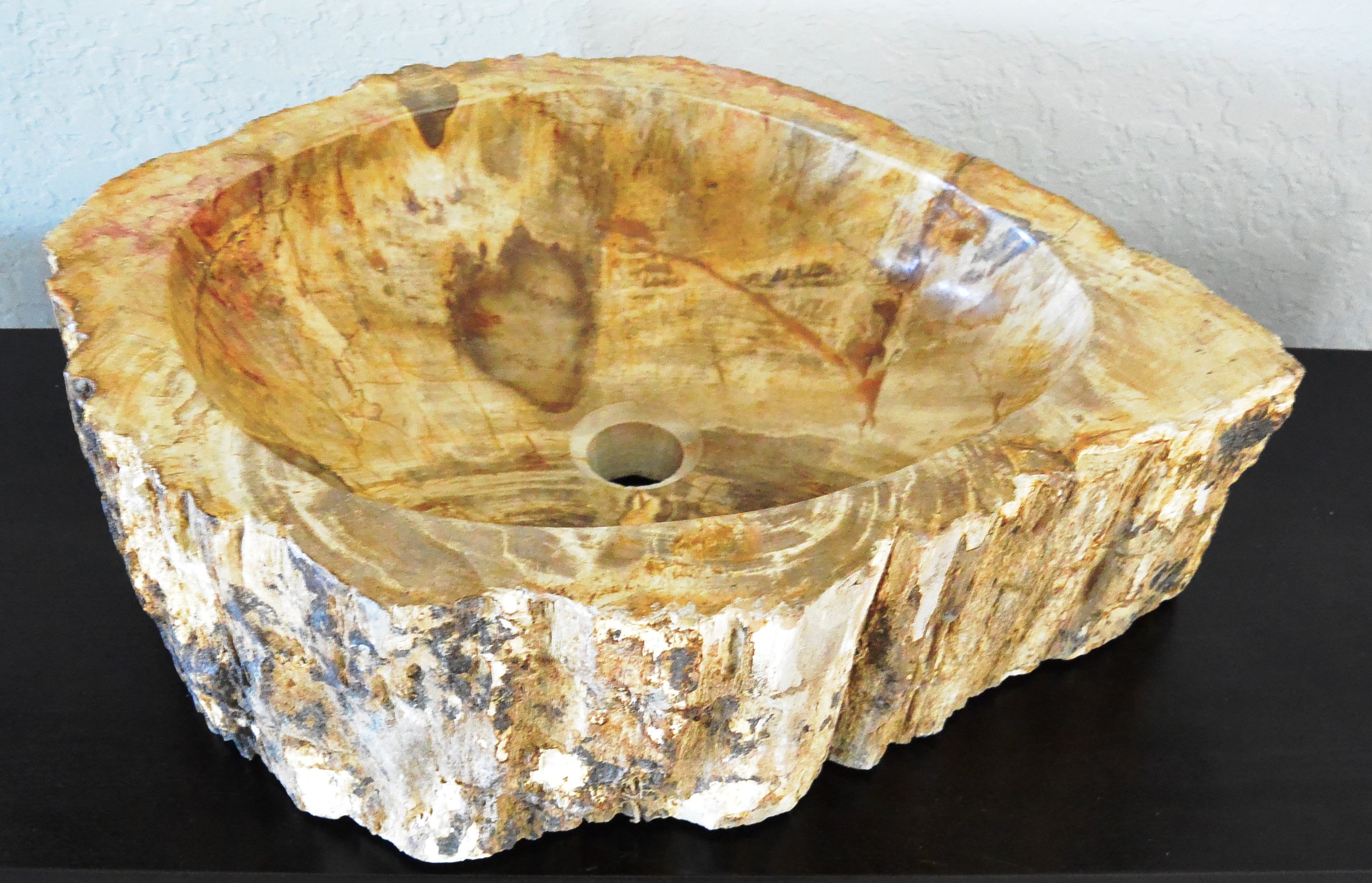 Petrified Wood Vessel Sink Sunshine Stone Products