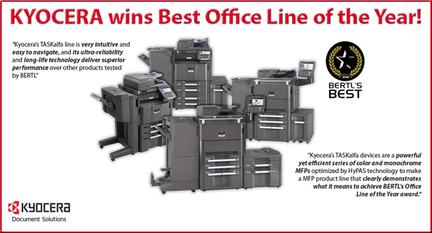 Kyocera Wins Best Copiers