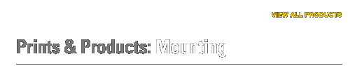 photo mounting services