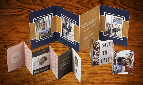 Collection of Accordion Photo Cards