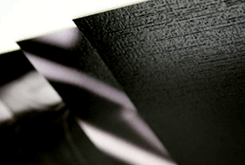 Layers of Metallic Textured Prints