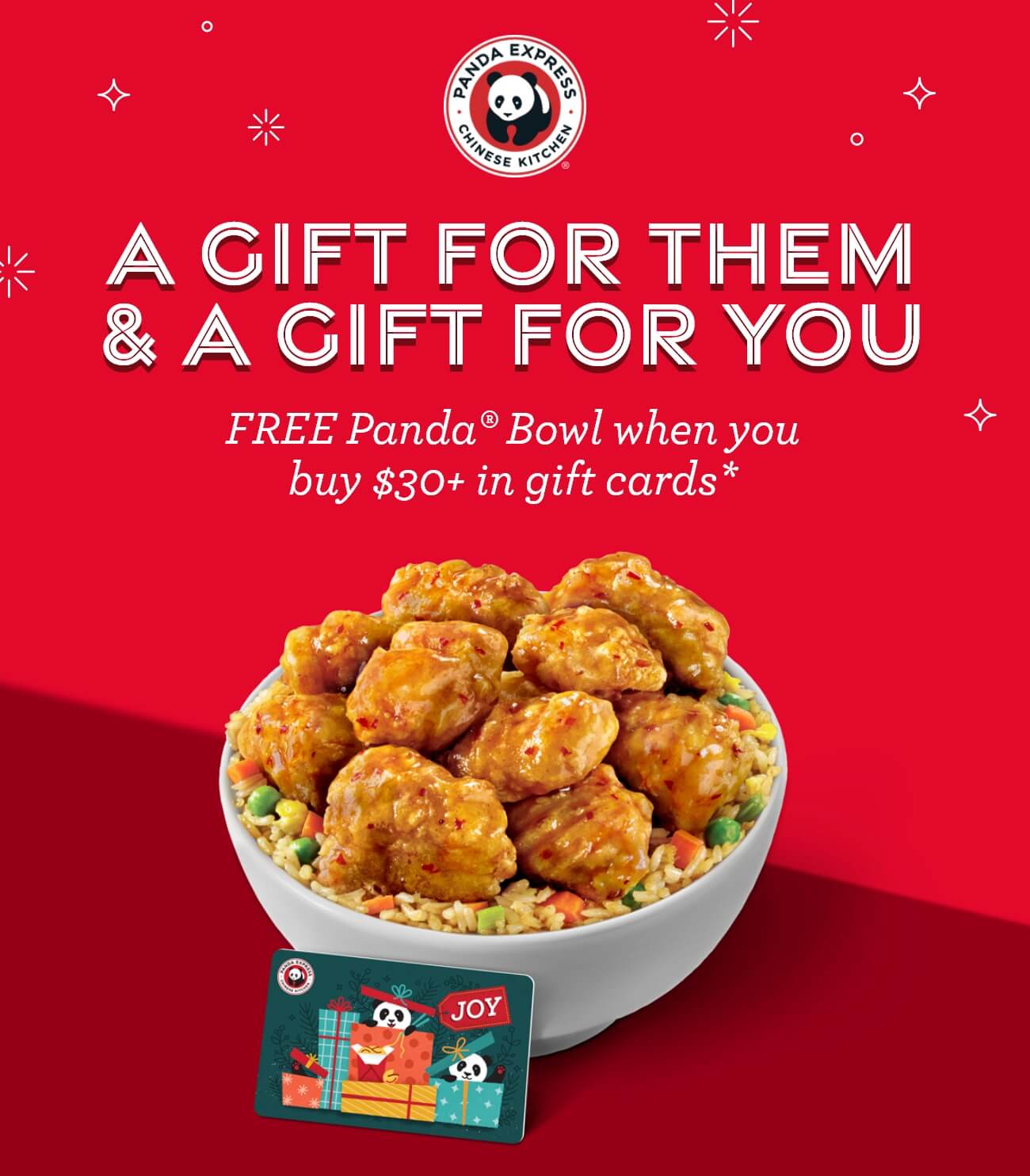 A Gift For Them & A Gift For You - Panda Express