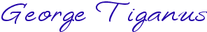 George Tiganus Signature