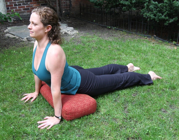 Kate Hanley stretching
