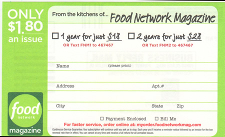 tips for marketing from Food Network Magazine