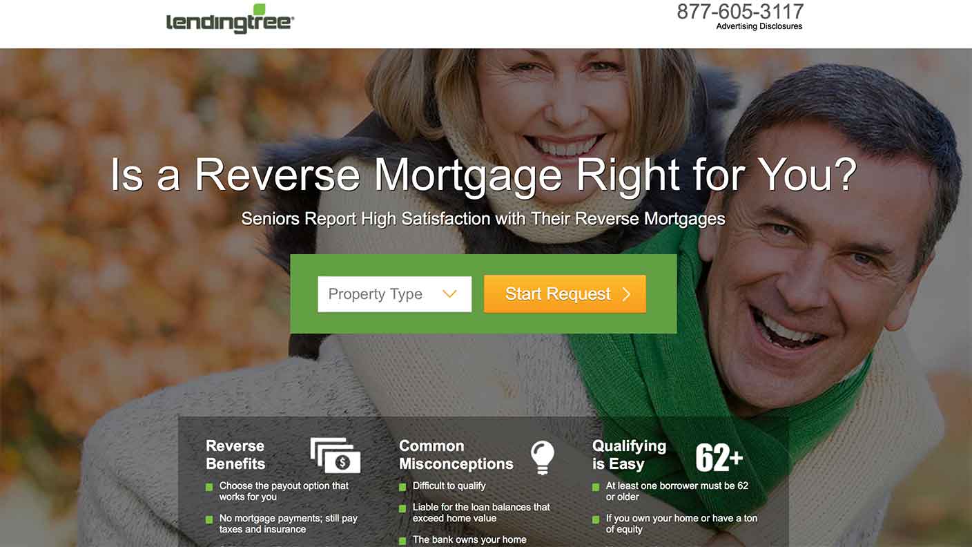 lending tree landing page