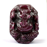 Ruby Ganesh - Right Trunk - 64 carats