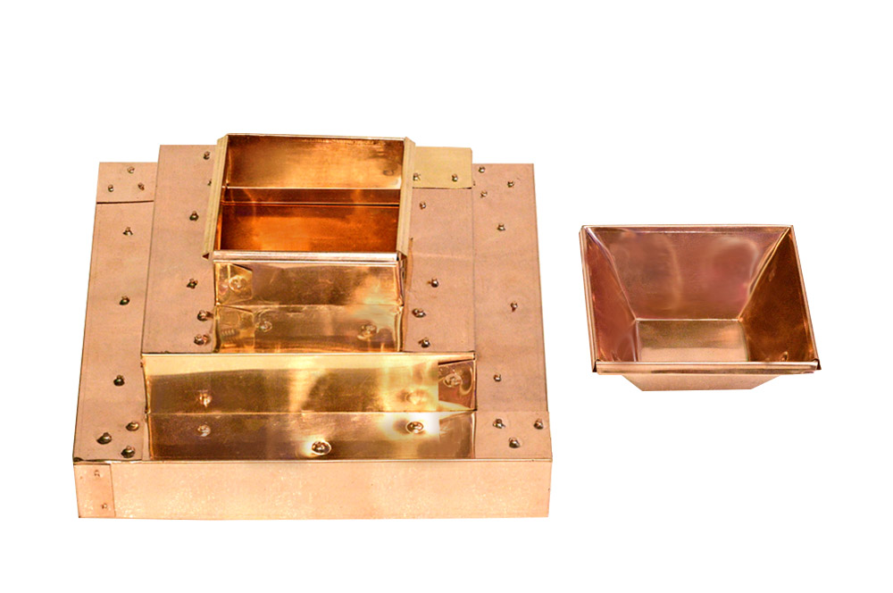 Traditional Vedic Havan Kund (Copper) Rudra Centre