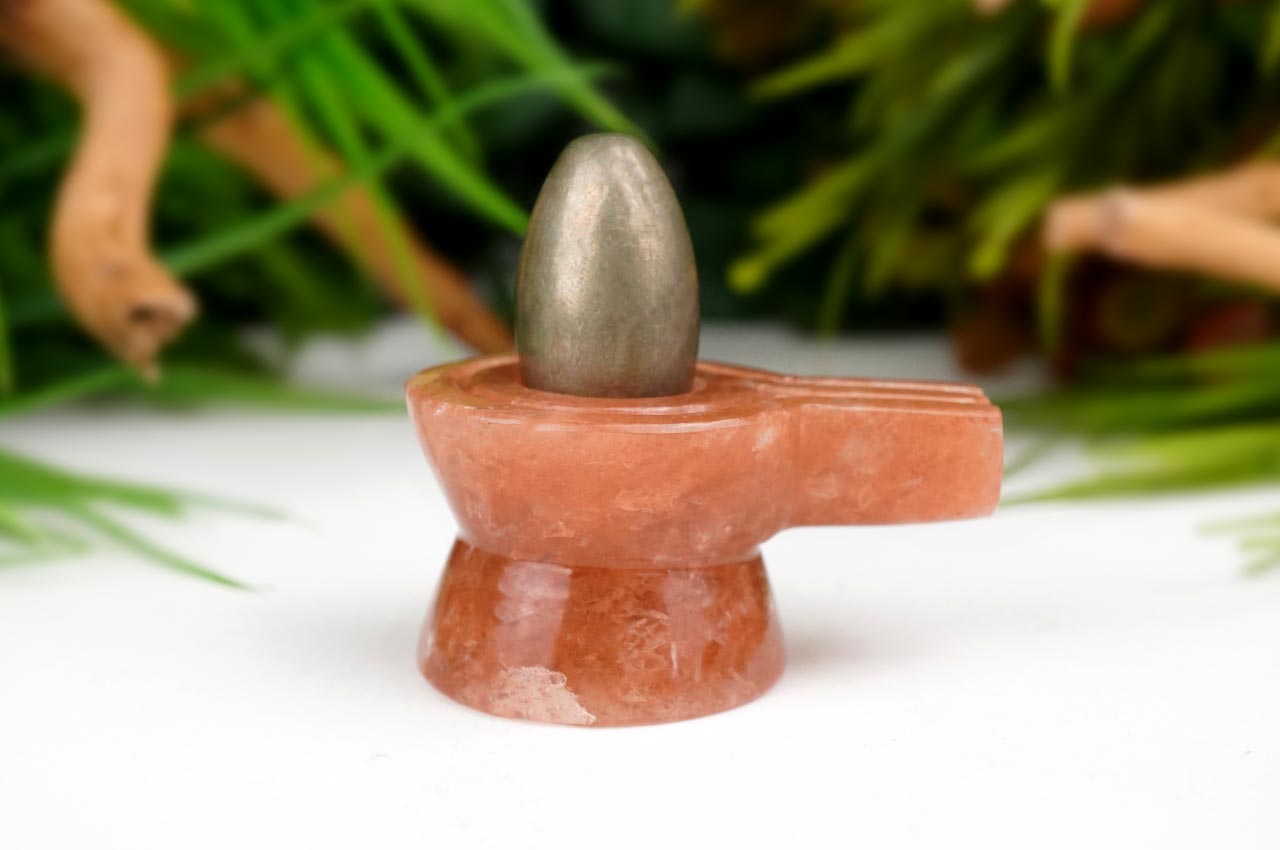 Parad Lingam with Red Jade Yonibase - IX