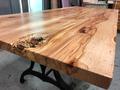 Hickory Table with Antique "Cincinnati" Legs