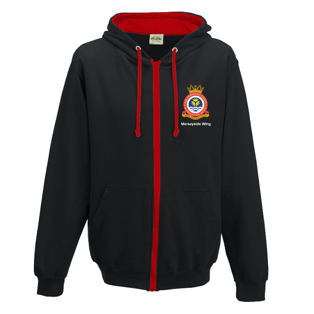 Awdis varsity zipped hoodie adults