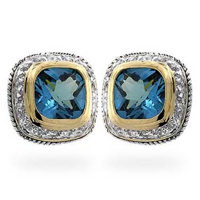 Two-Tone Earrings