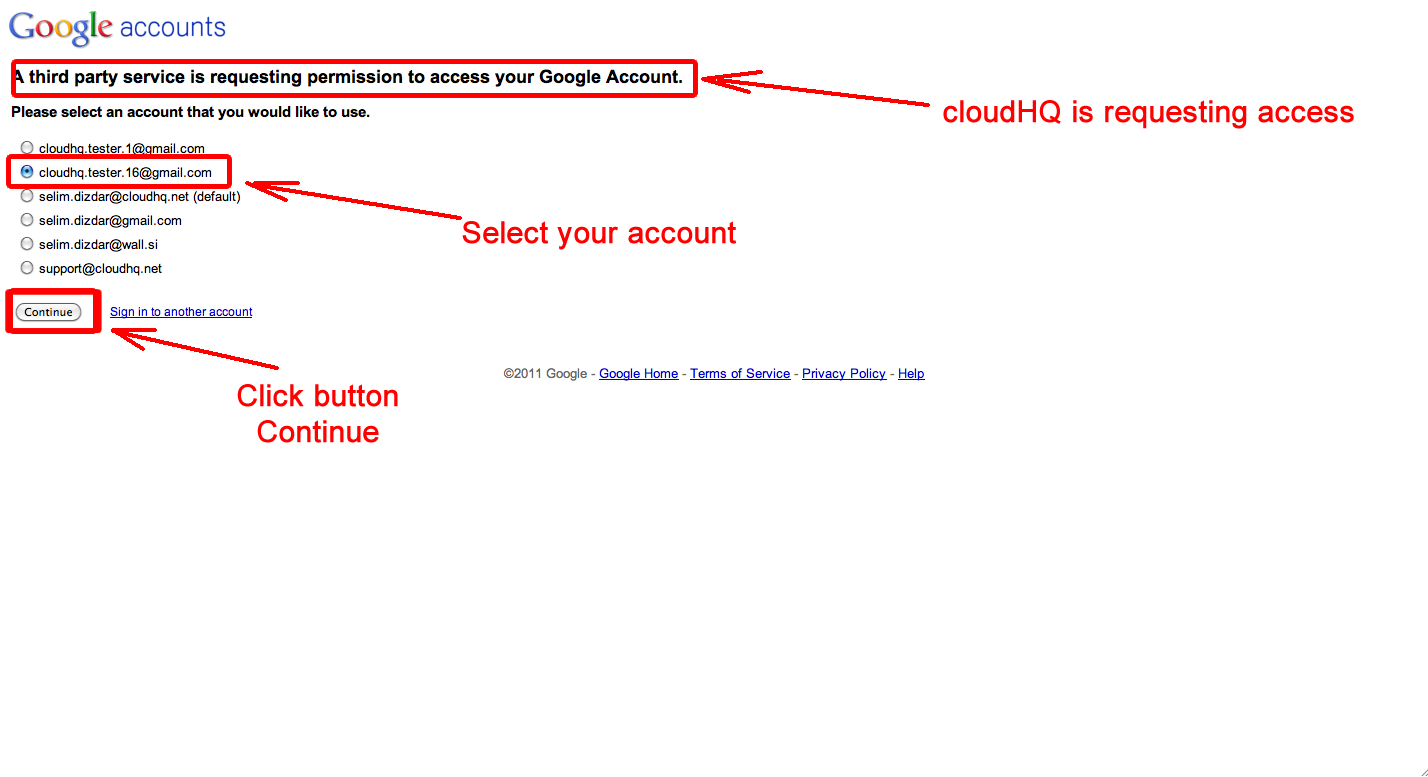 cloudHQ is requesting Gmail access