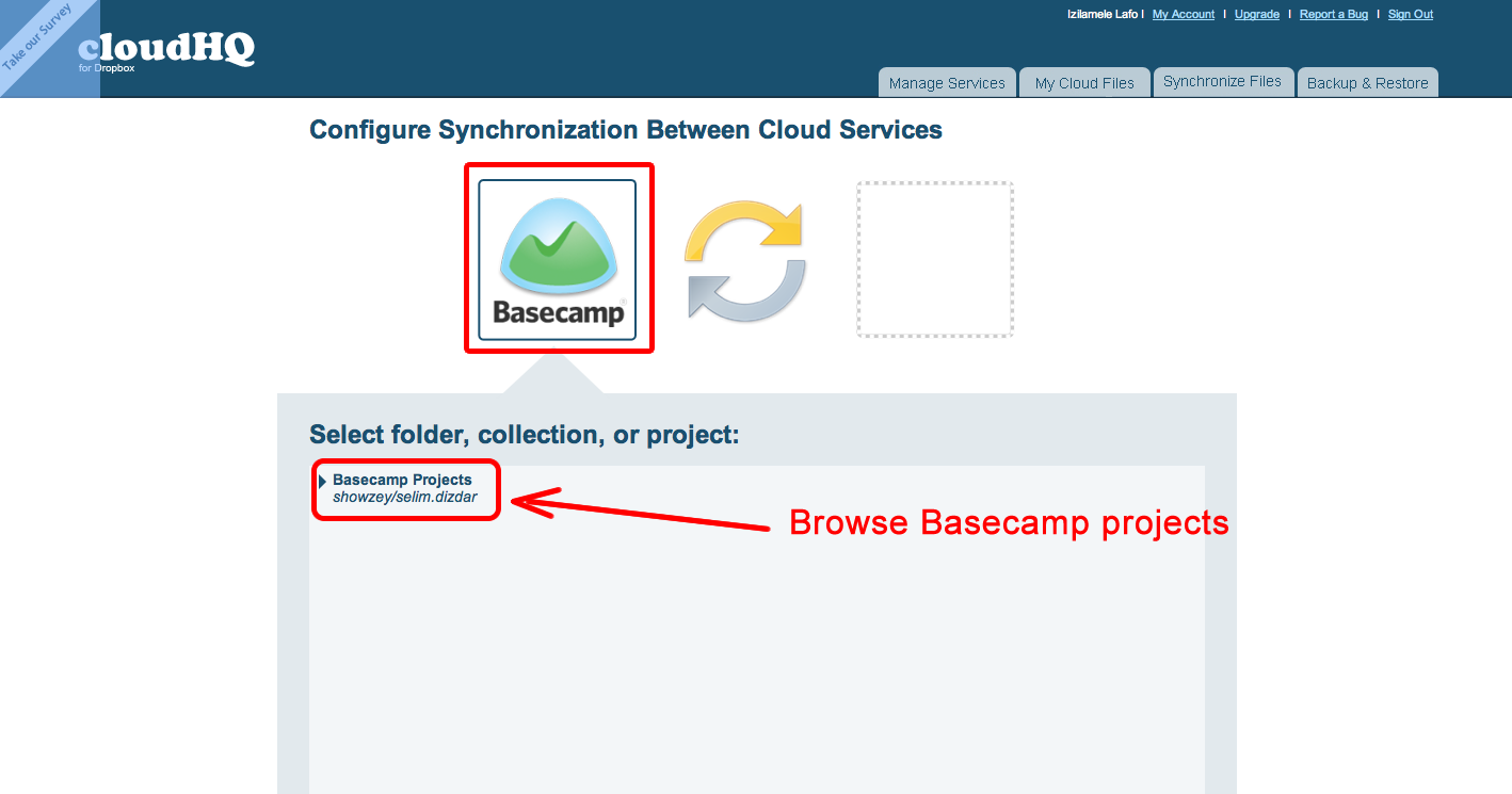 Browse Basecamp projects