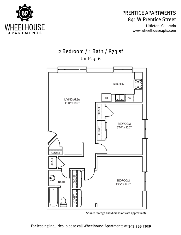 841 W. Prentice Ave 6, Littleton, CO 80120 Boutique Apts