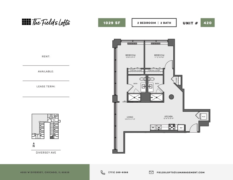 Chicago Condo: 4000 W Diversey