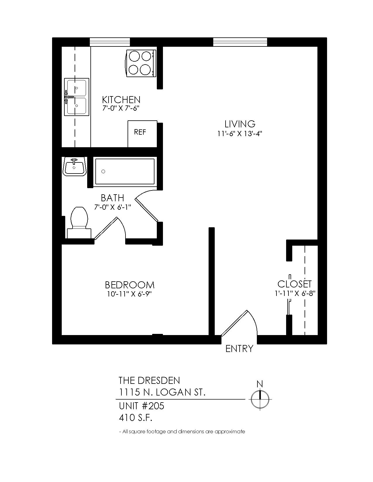 Denver Apartment: 1115 N Logan St