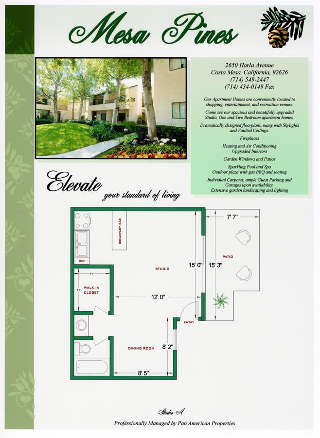 Costa Mesa Apartment: 2650 Harla Avenue