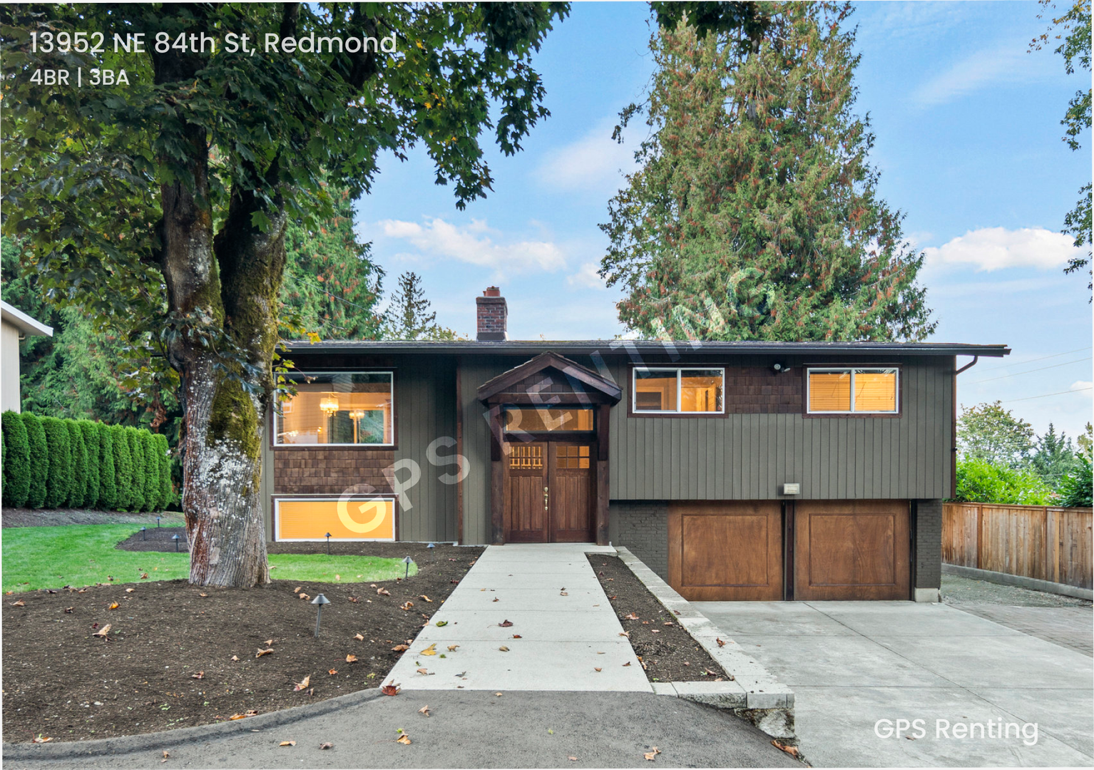 Redmond House: 13952 NE 84th St,