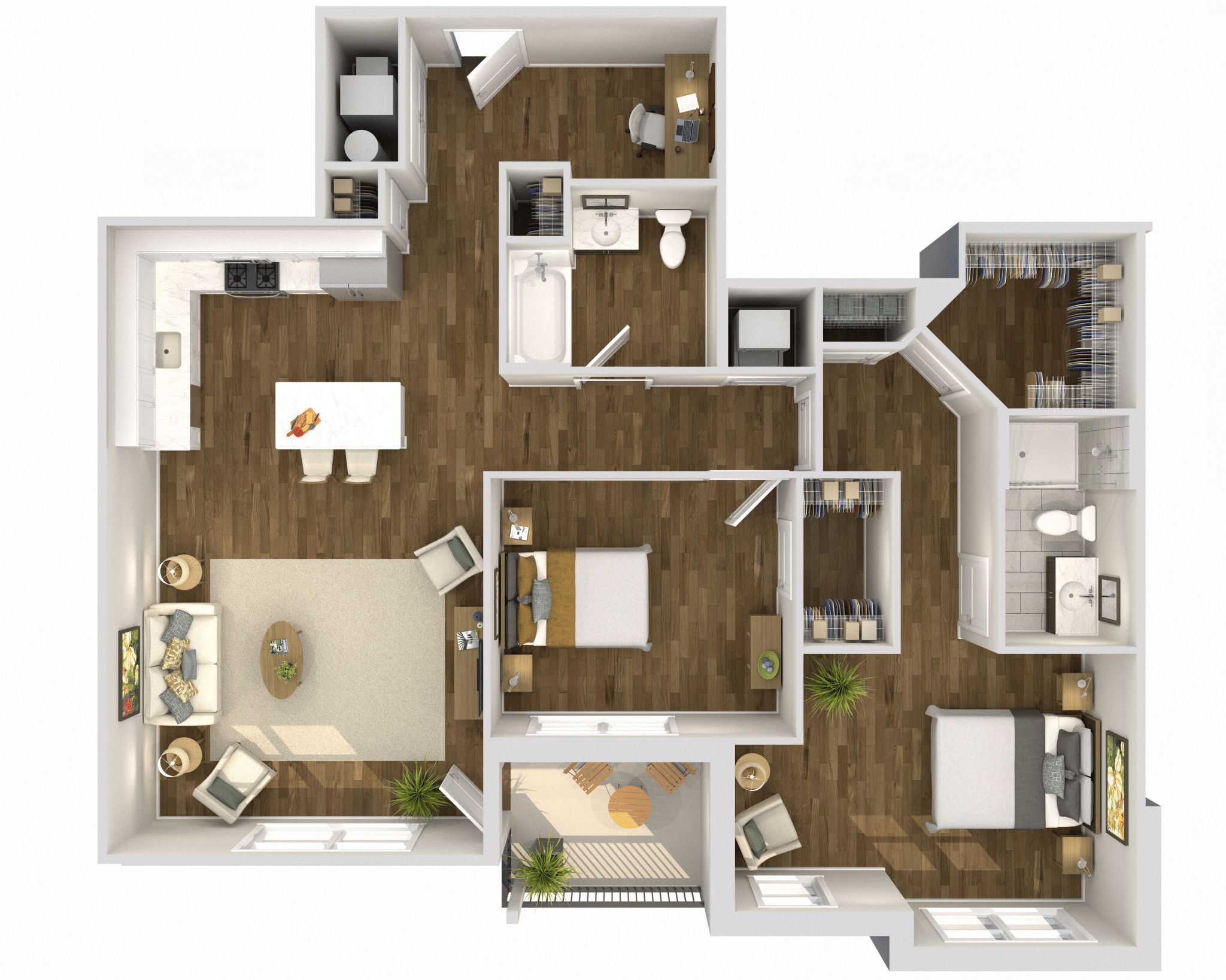 Bordentown Apartment: 6500 K Johnson Blvd