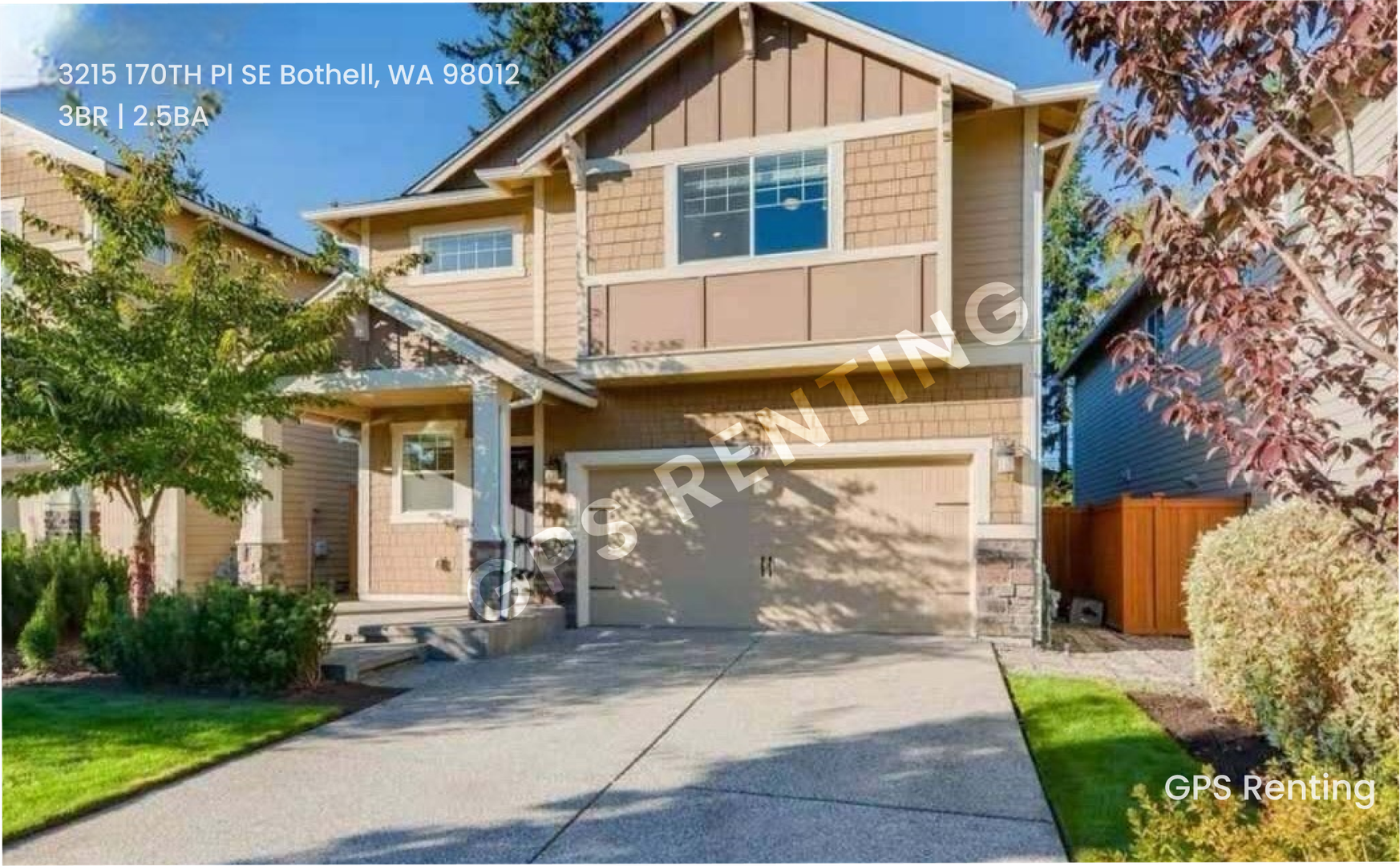 Bothell House: 3215 170TH Pl SE