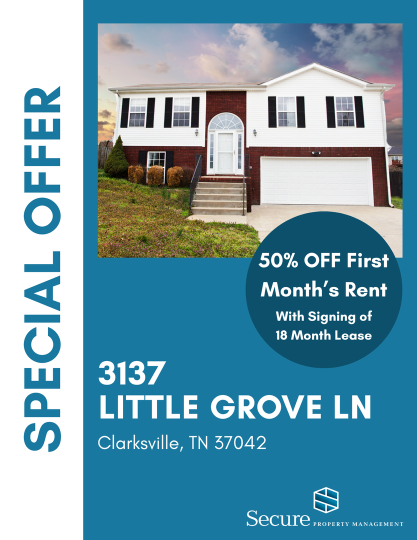 Clarksville House: 3137 Little Grove Ln