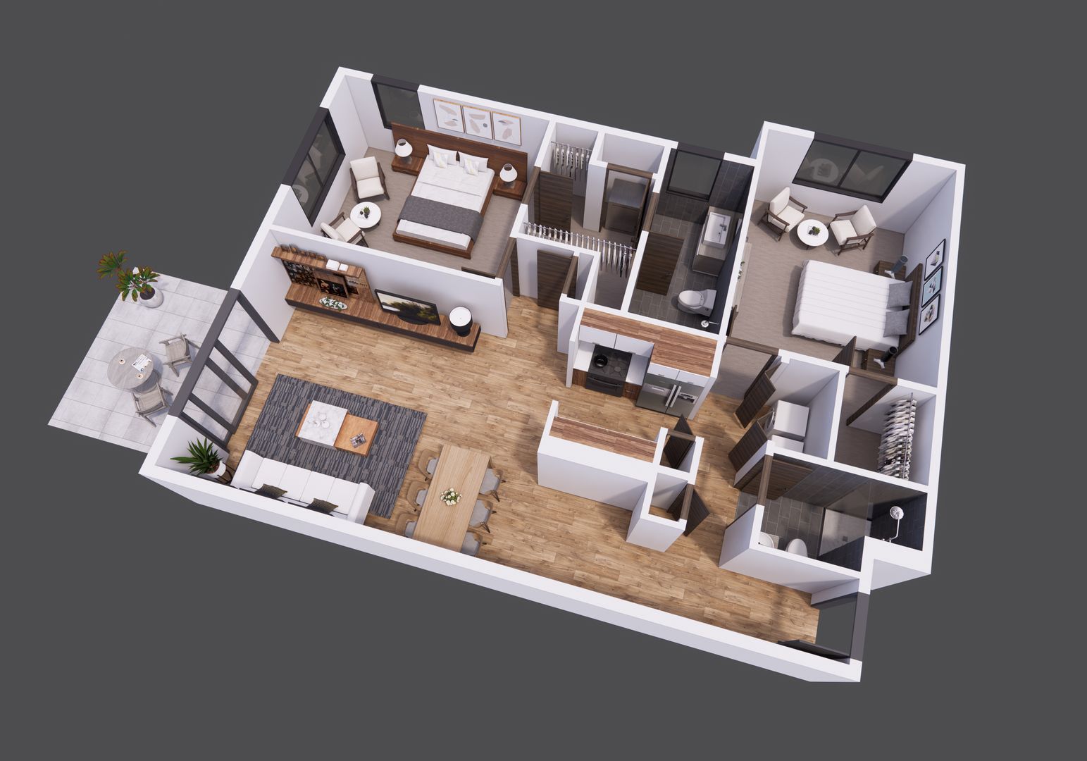 Madison Apartment: 1609 N Thompson Dr