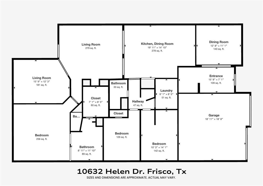 Frisco Condo: 10632 Helen Drive