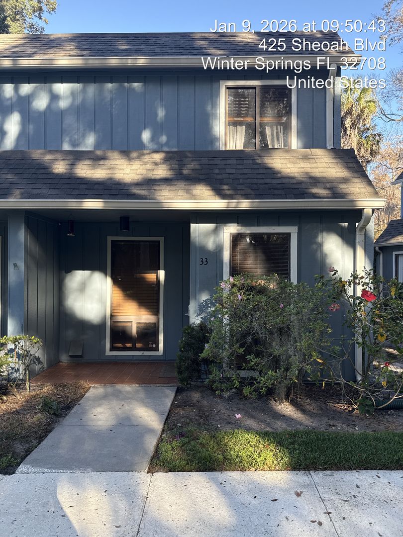 WINTER SPRINGS Condo: 427 SHEOAH BLVD. INTER SPRINGS FL 32708