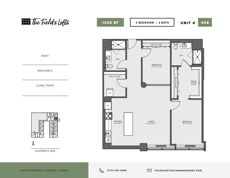 Chicago Condo: 4000 W Diversey