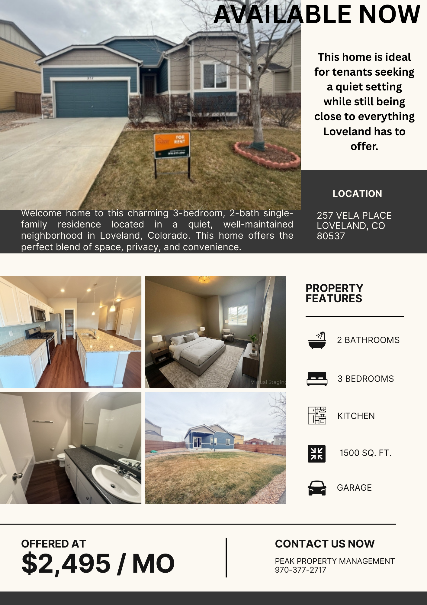 Loveland House: 257 Vela Pl