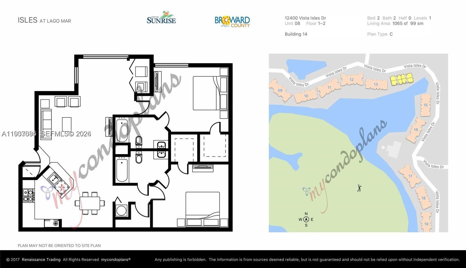 Sunrise Condo: 12400 Vista Isles Drive