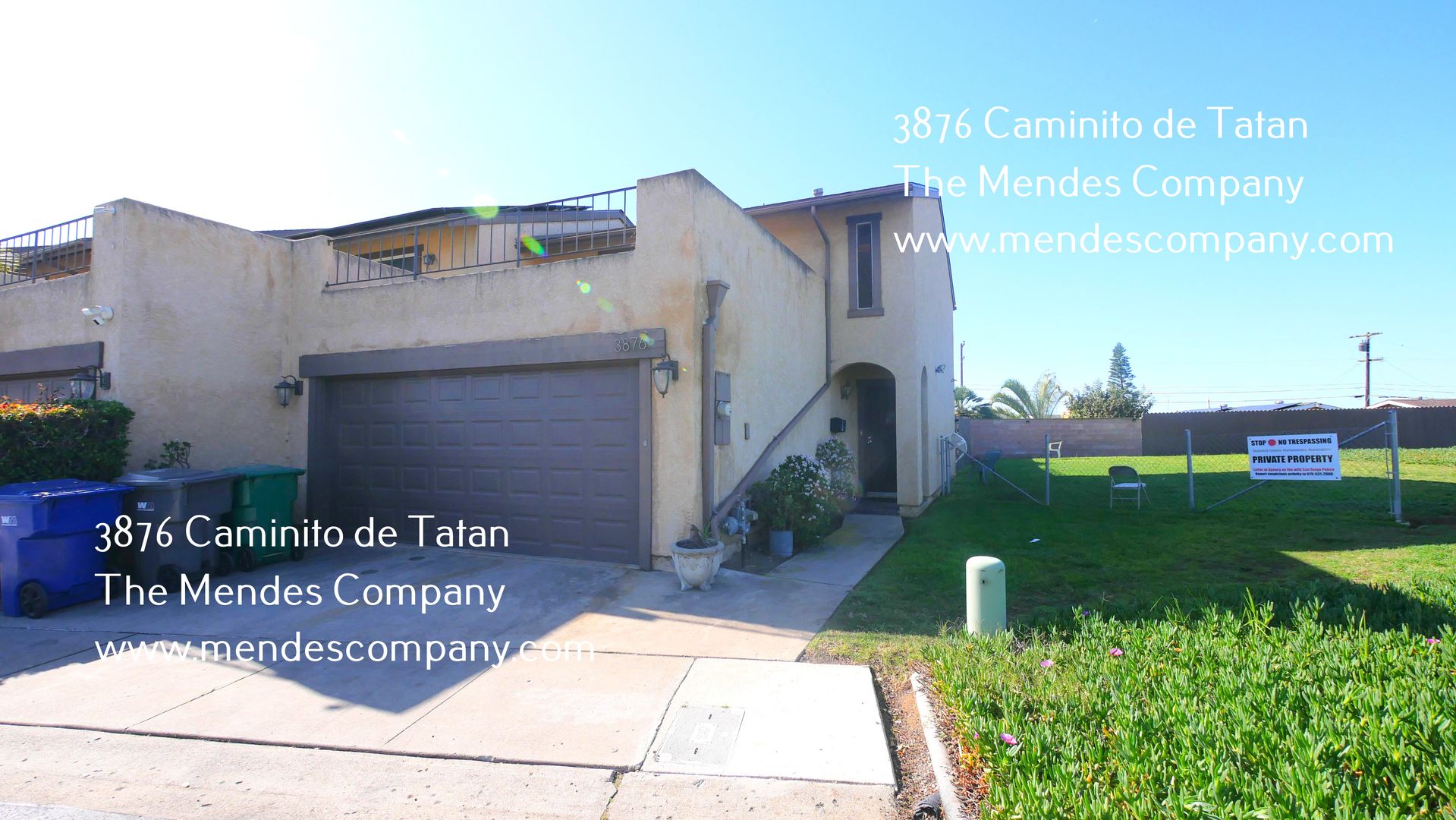 San Diego House: 3876 Caminito De Tatan